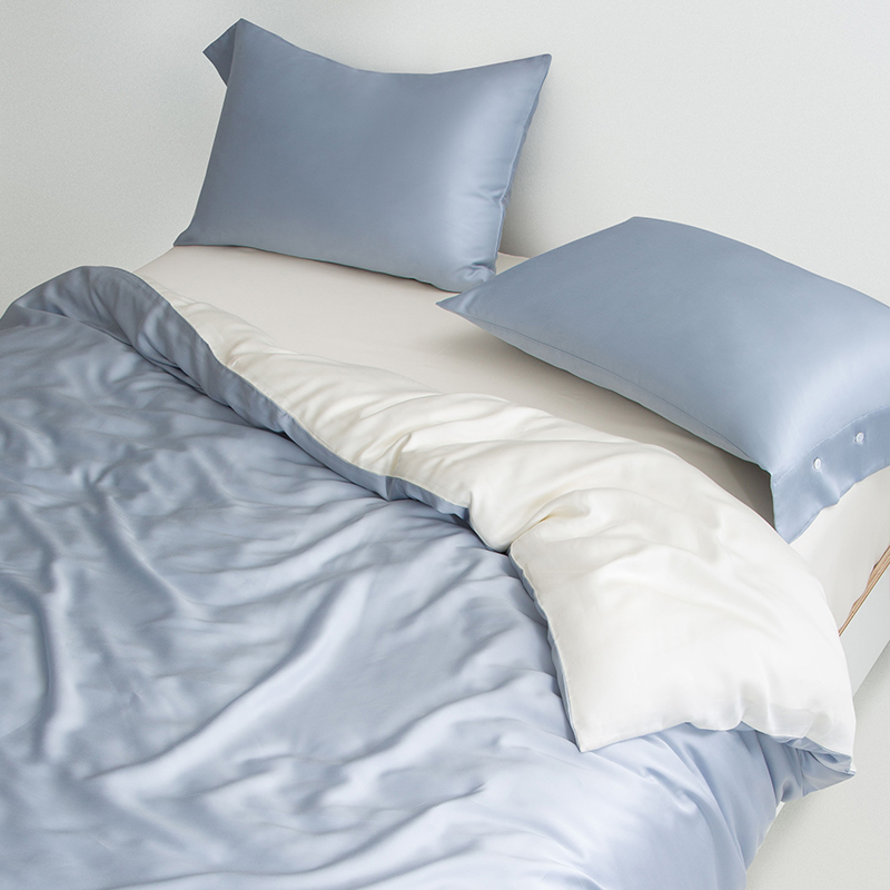 法国ELLEDECO全棉四件套-青蓝冰水