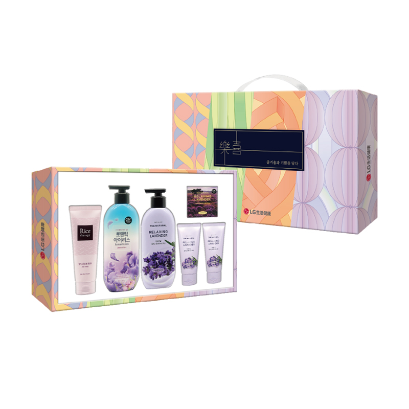韩国LG生活健康洗护日用品乐喜特26号6件实用大礼包礼盒套装