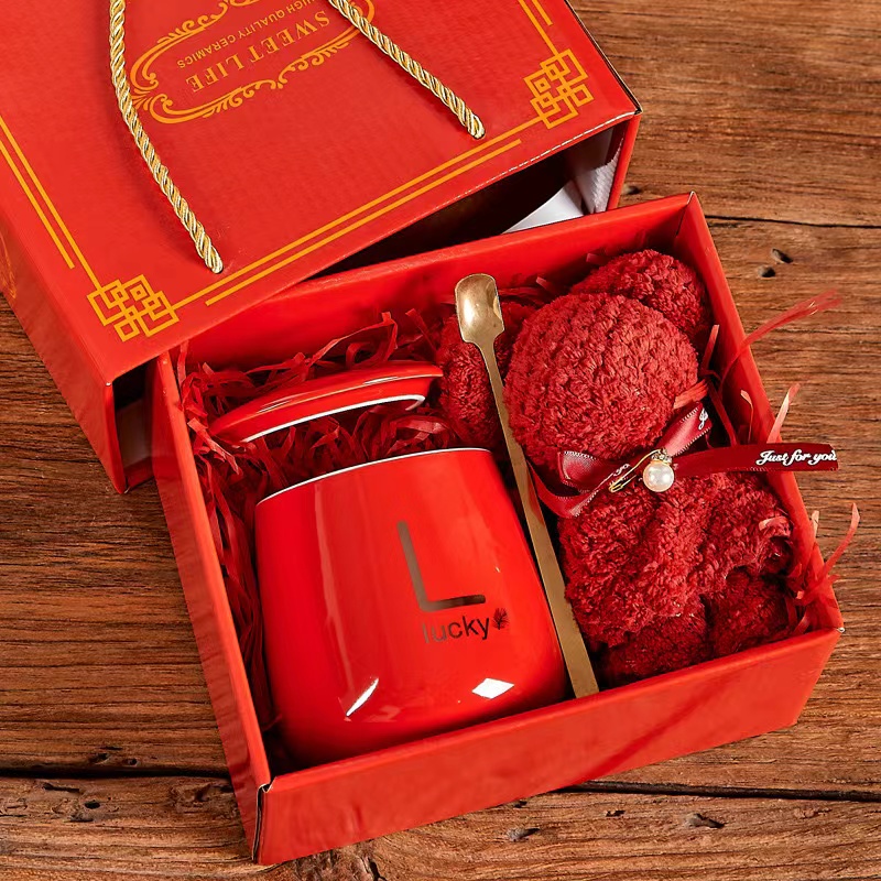 锦知兴-小熊毛巾马克杯套装