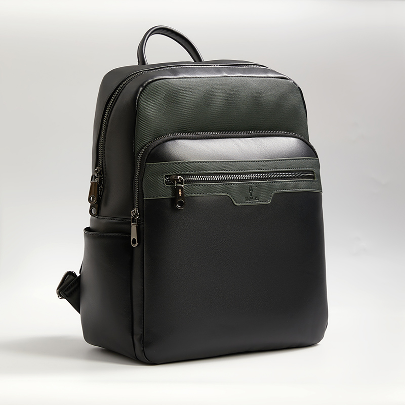 法国啄木鸟简约商务双肩电脑背包-兰德ZRB-8914