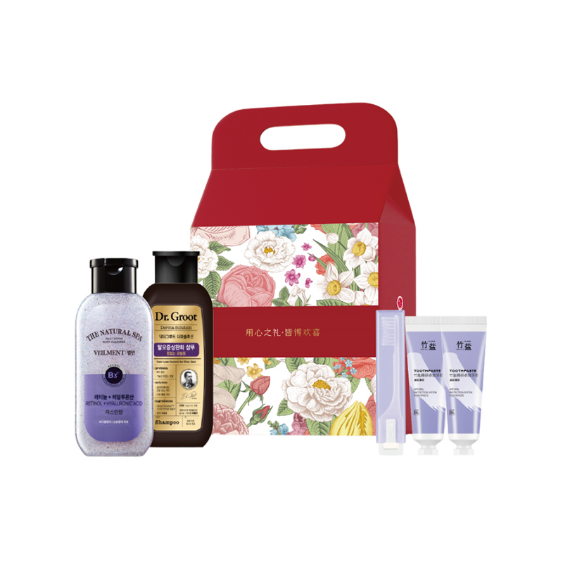 韩国LG生活健康洗护日用品伴手礼五件套实用大礼包礼盒套装