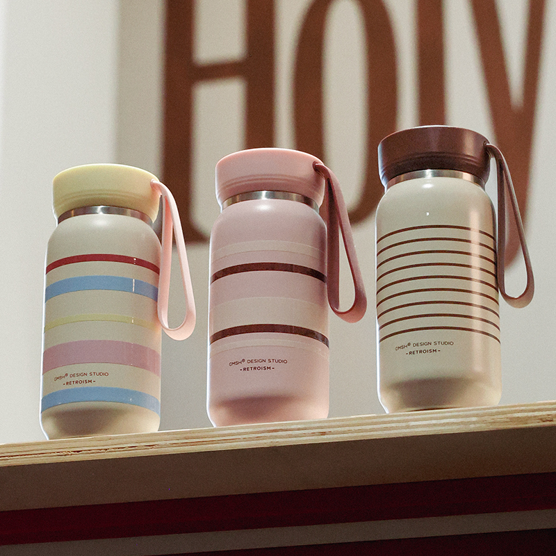 草莓生活0597女款便携水杯女生高颜值2025新款女士杯子