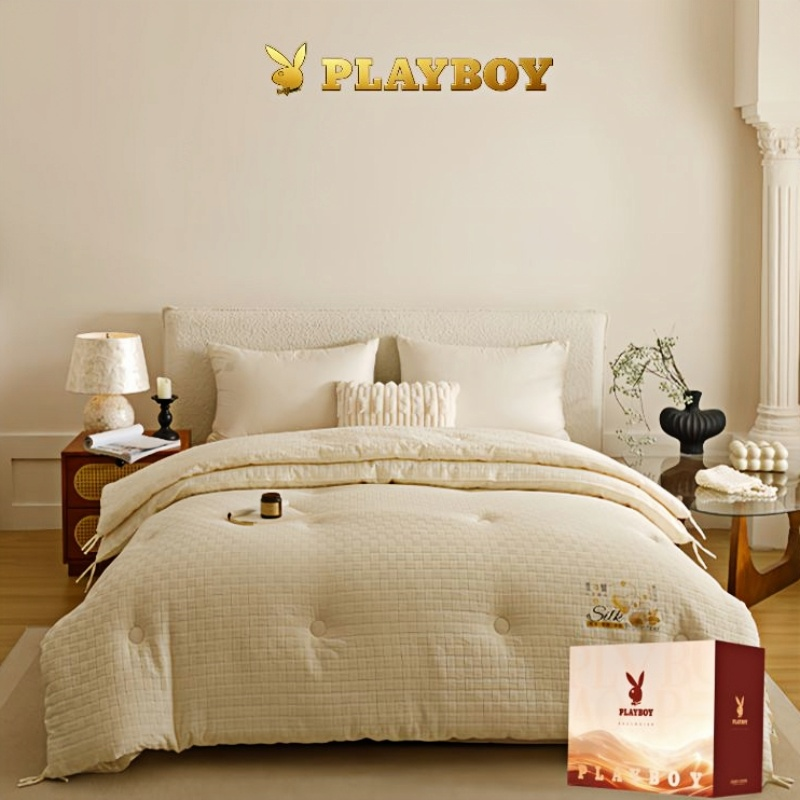 花花公子-家纺-华夫格蚕蛹蛋白保暖秋冬被