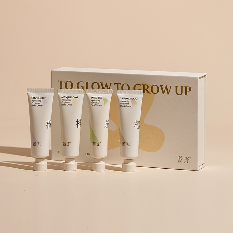 蓄光沁水香氛护手霜礼盒(4支装）