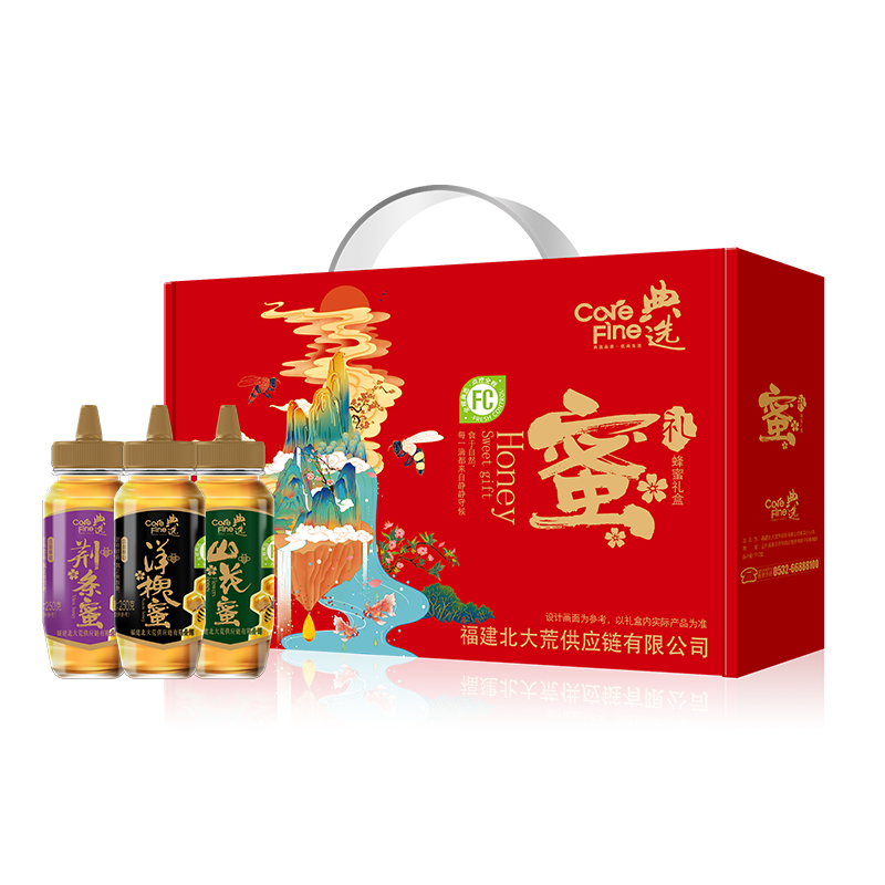 北大荒｜典选蜂蜜礼盒750g