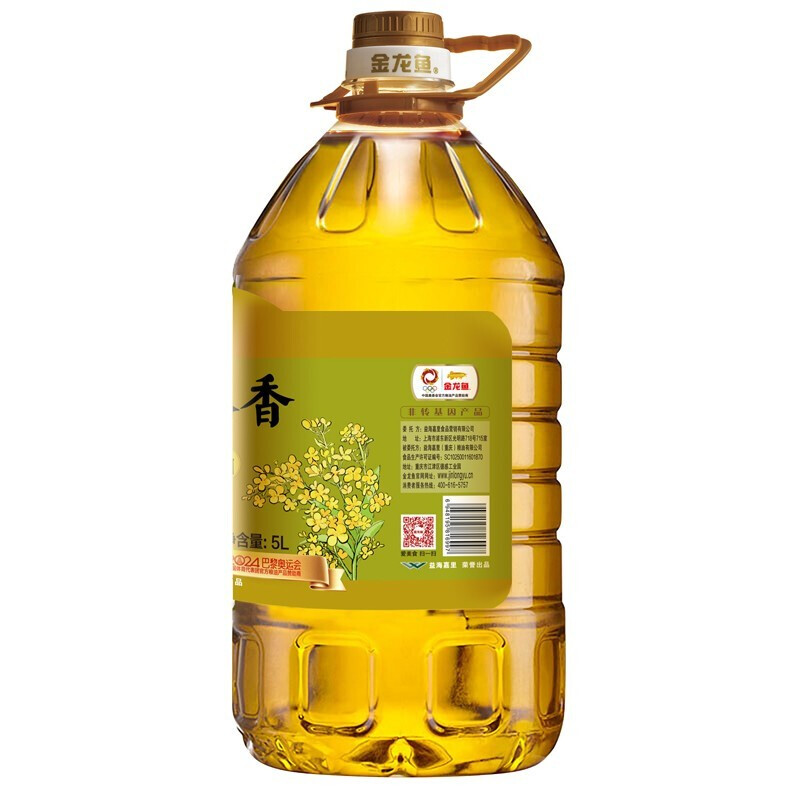 金龙鱼｜压榨本香菜籽油5L