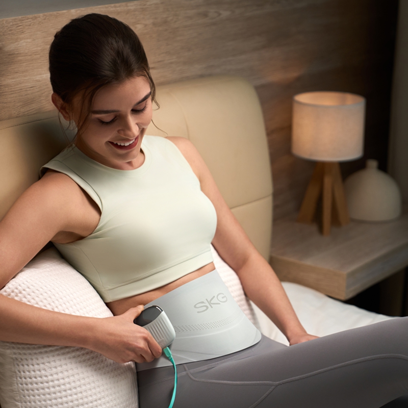 SKGK1系列1代SKG暖宫腰带云母白