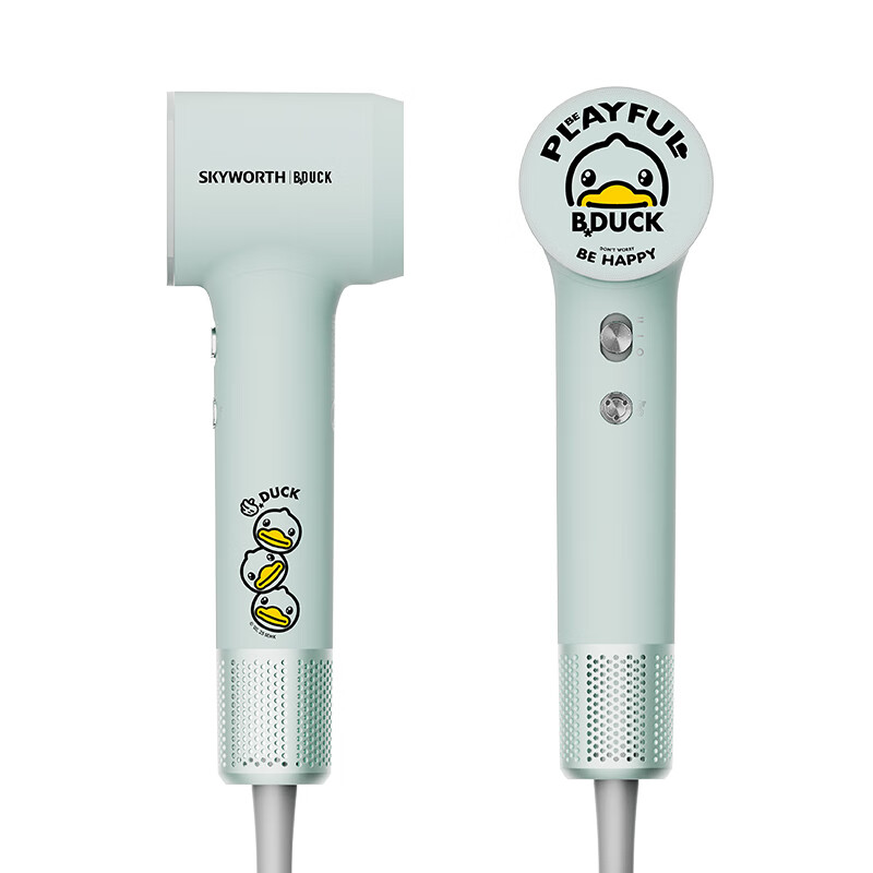 创维MINI吹风机小黄鸭联名版翠湖绿MS-CF1-GN