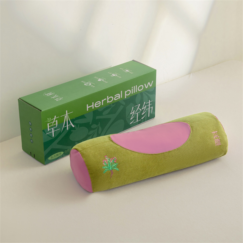 聚银家纺-2025新款草本荞麦护颈枕