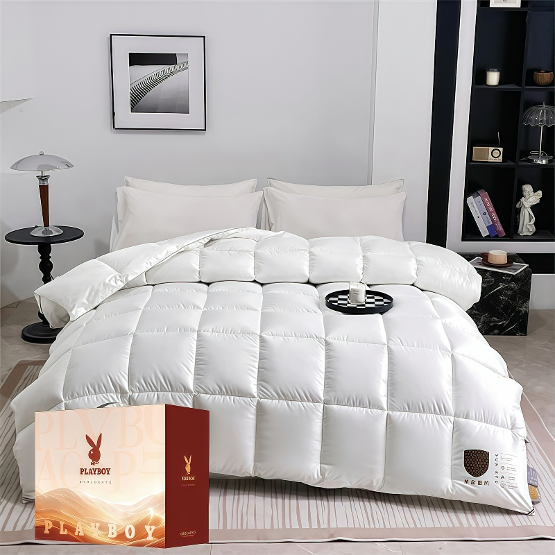 花花公子-家纺秋冬黑金蓄热保暖被羽绒被