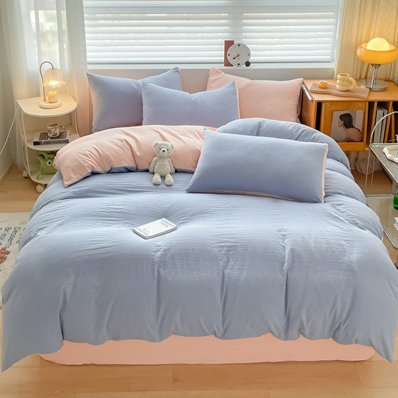 法国ELLEDECO超柔磨毛四件套-树莓果茶