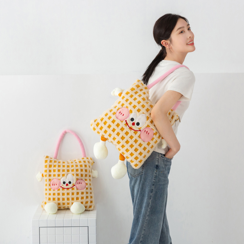 亿瞬间羊羔绒提花抱枕毯