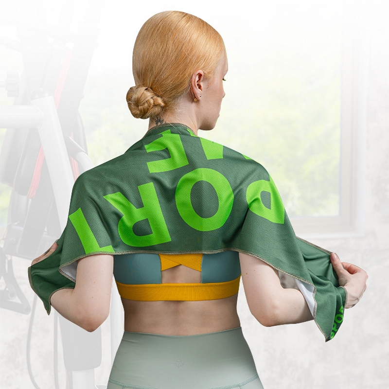 优品尚竹七彩运动巾（秋冬红色主题）