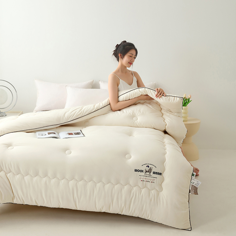 亿瞬间水洗羊毛被