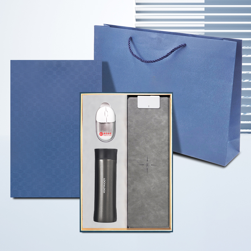 东方韵&EPOT15W无线充桌垫+透光鼠标+乐扣保温杯套装