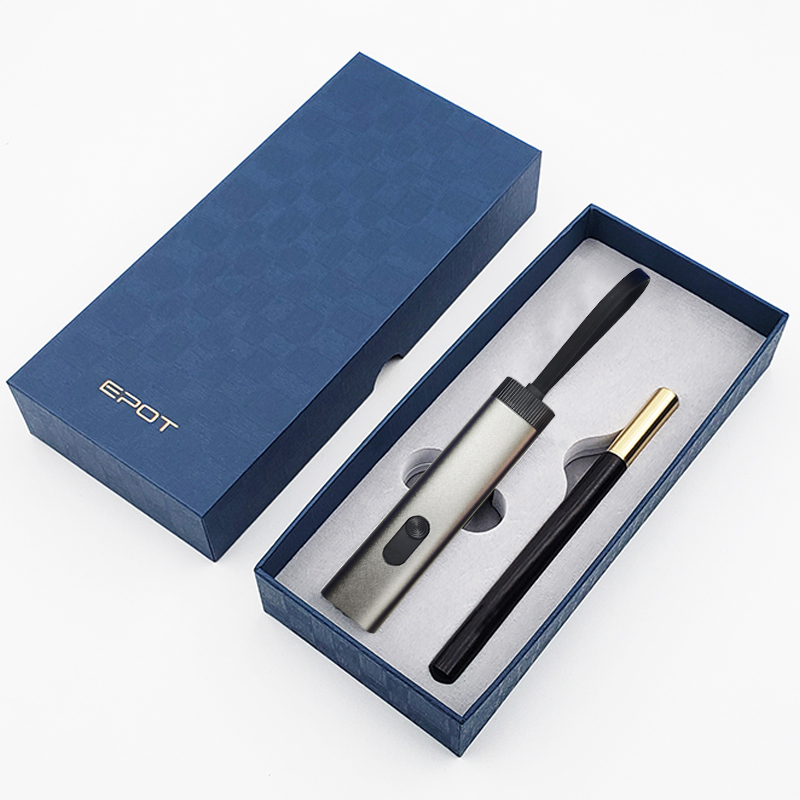 东方韵&EPOT一拖三充电线+紫光檀木笔两件套