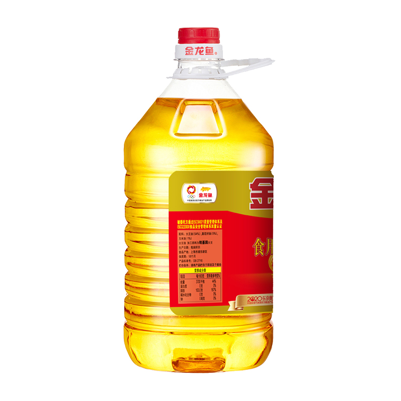 金龙鱼｜三合一食用植物调和油5L