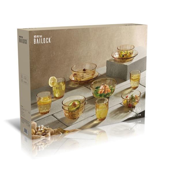 佰乐扣星镜高硼餐具十二件套XJ/L12