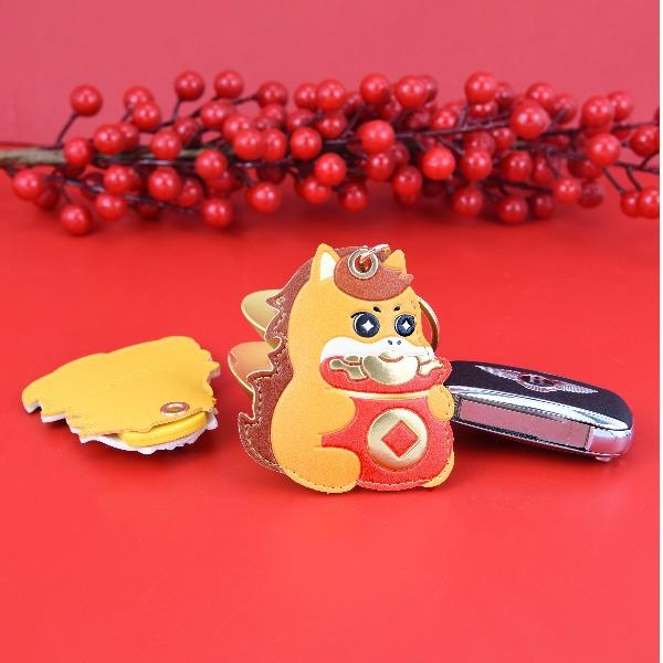 八门虫社马上暴富门禁卡套挂件