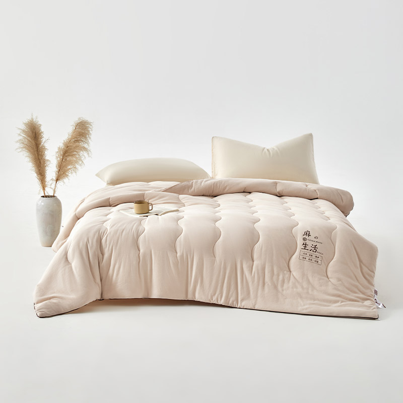 无印良品雪纺棉麻棉花被MJ-B2025-0166