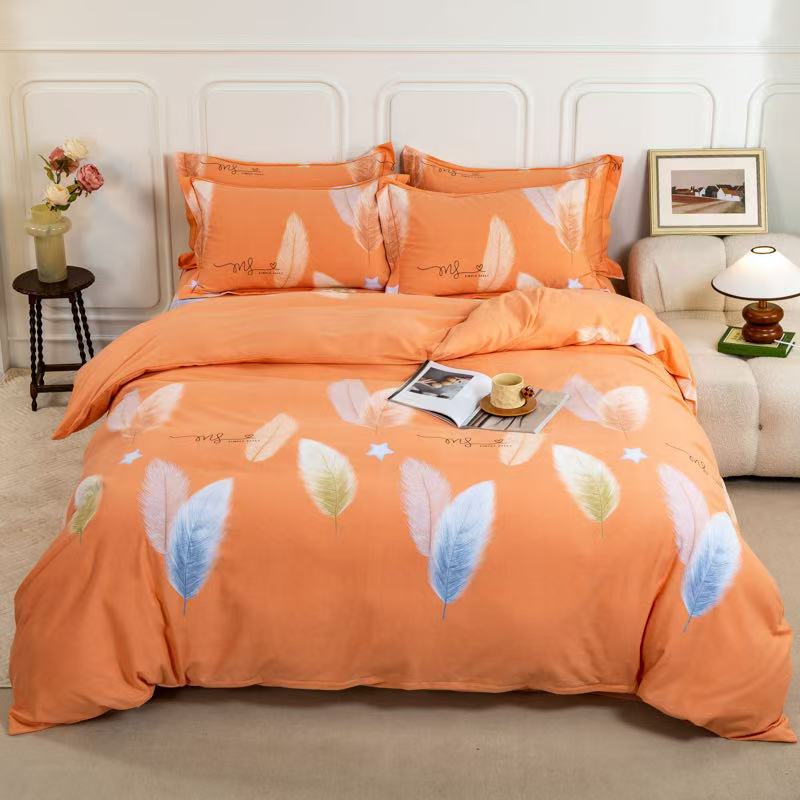 亿瞬间优雅磨毛四件套