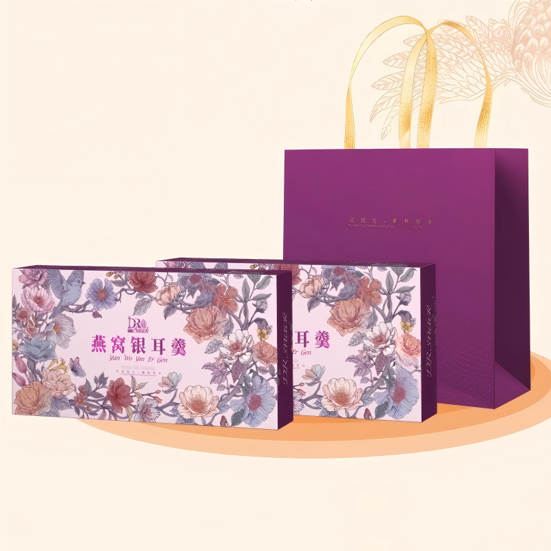 黄金果农DR.SNACK燕窝银耳羹45g*2盒+礼袋