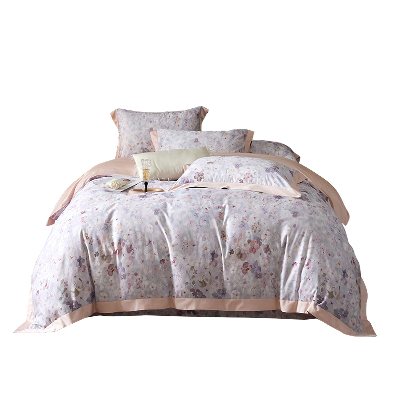 多样屋长绒棉四件套-暮花天/200*230cm