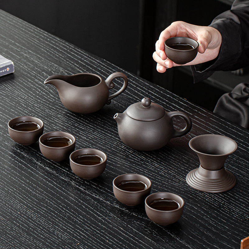 茶汀中式紫砂功夫茶具套装