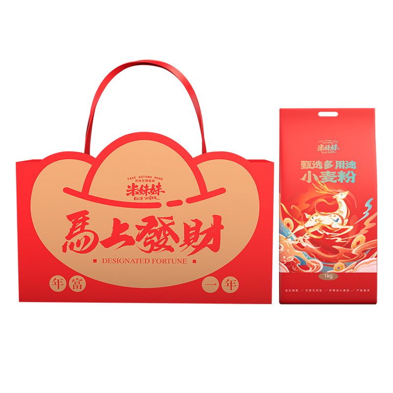 米妹妹马上發财小麦粉1kg