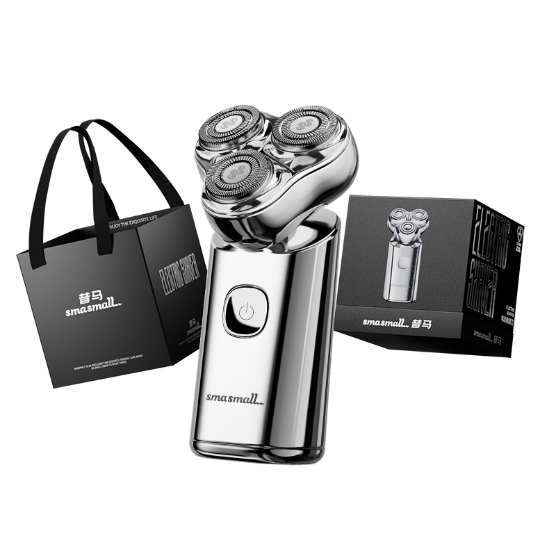 昔马小金刚三刀头电动剃须刀