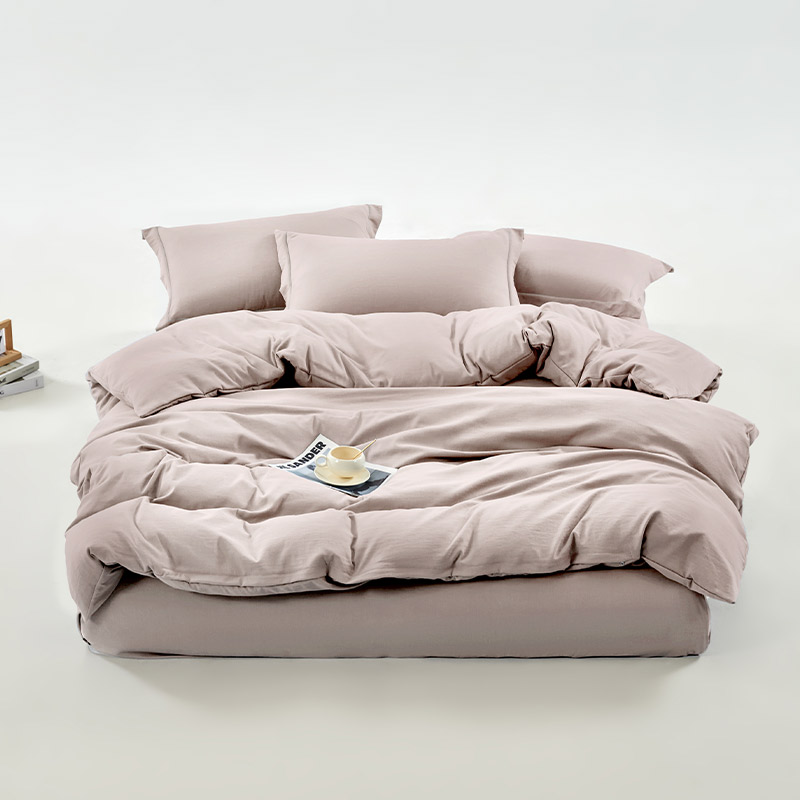 无印良品纯棉磨毛四件套MJ-T2025-0285