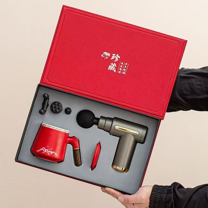 鹏翼筋膜枪办公杯商务套装