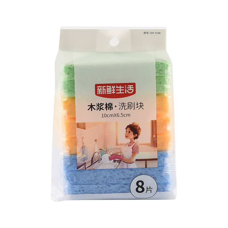新鲜生活木浆棉洗刷块SH-7156