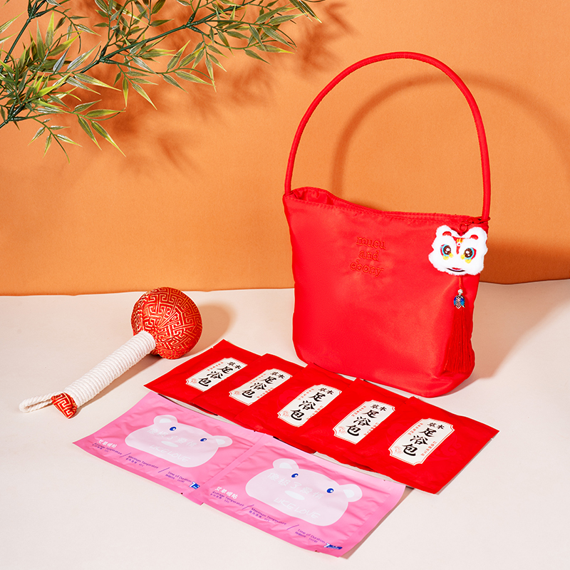 河南承夏中国红醒狮艾草套装