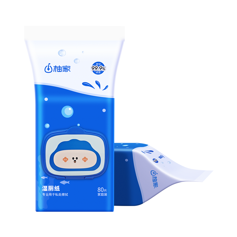 柚家湿巾（湿厕纸）3包装524730-3