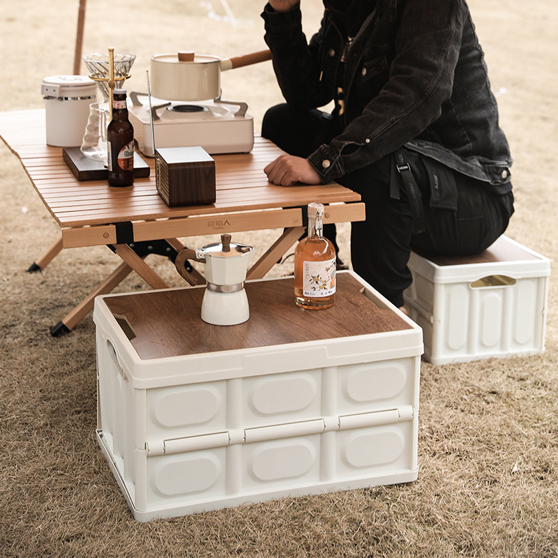 FTLY飞图乐户外折叠收纳箱30L米白CWX0101