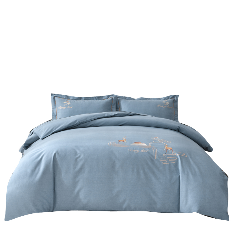 芳恩FN-Z8031精棉磨毛绣花四件套