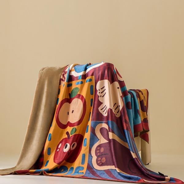 萱遇家纺氨超锦狐绒毛毯YZ-97720