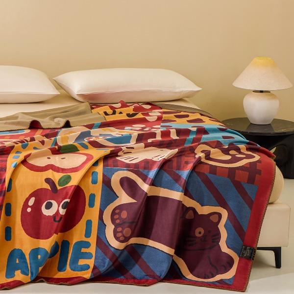 萱遇家纺氨超锦狐绒毛毯YZ-97721