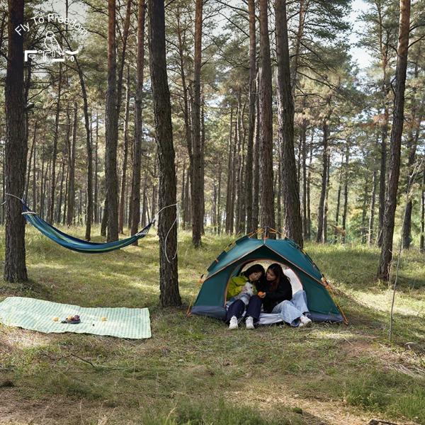 FTLY飞图乐1-2人露营帐篷套装（帐篷+野餐垫+吊床）