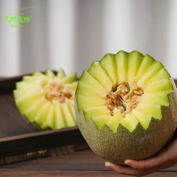 民间造物海南网纹瓜净重7.5斤彩箱（2-4个装）