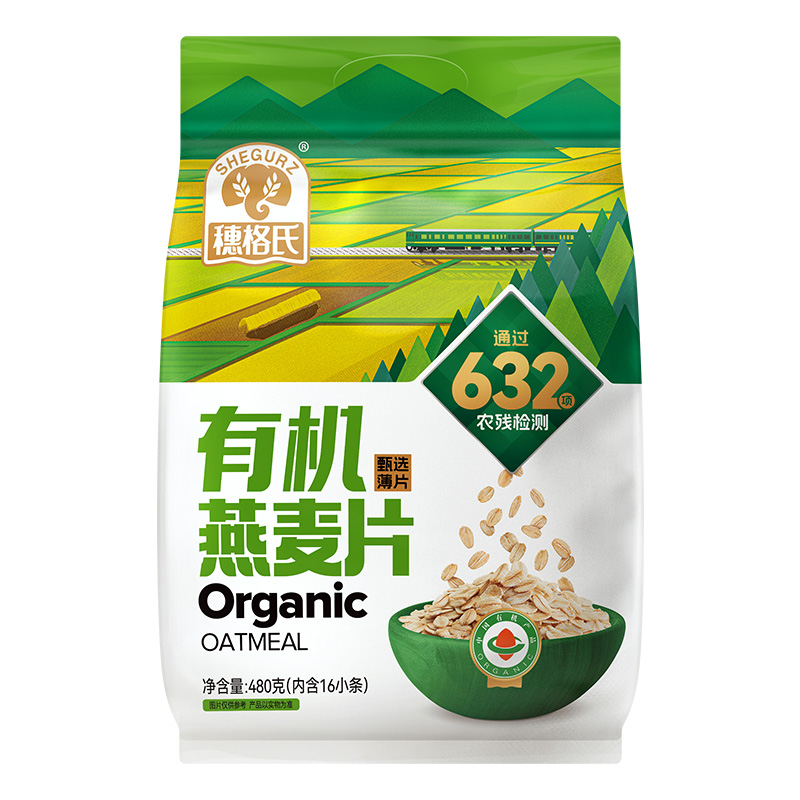穗格氏有机燕麦片480g