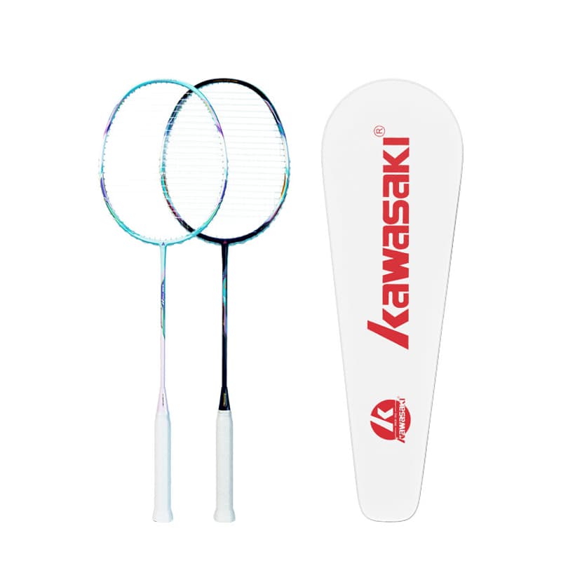 川崎羽毛球拍对拍X160-Pro蓝青色