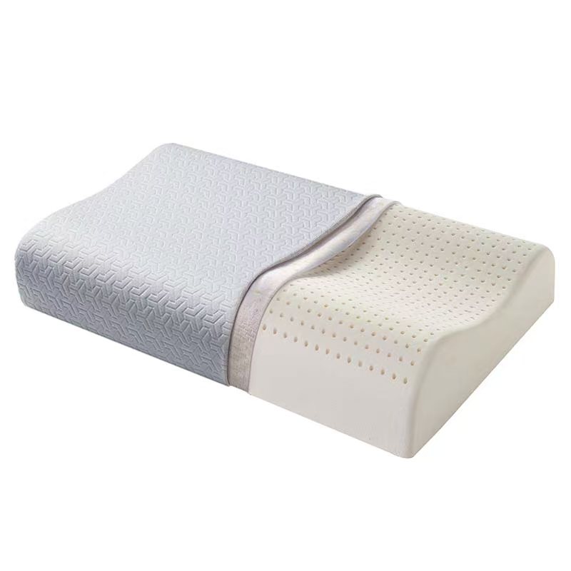 睡眠博士天然乳胶人体工学成人枕对装