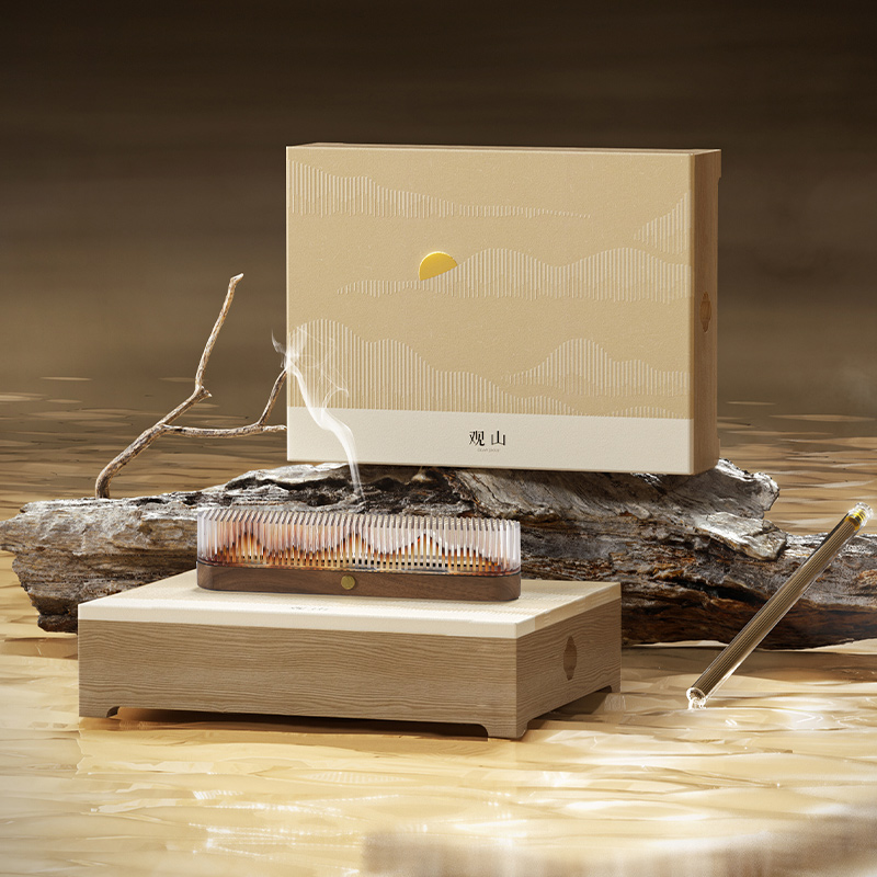 观山线香器-胡桃木款