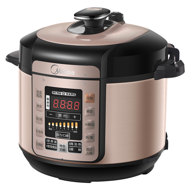 美的电压力锅MY-YL50M3-752双胆