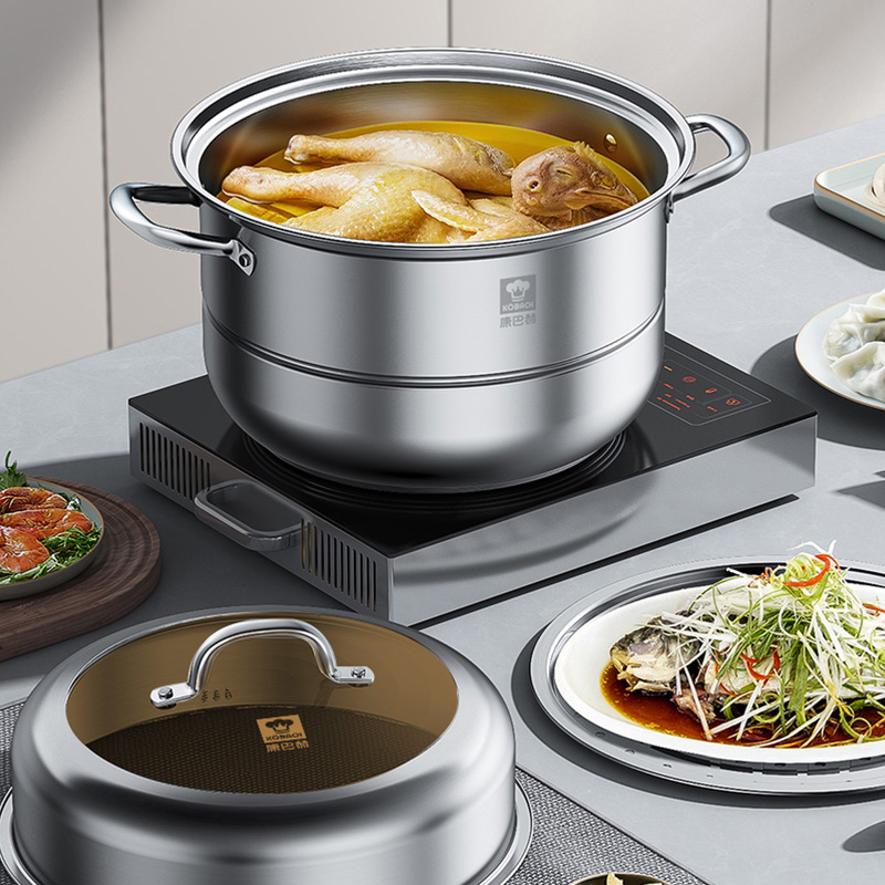 康巴赫-臻选304不锈钢双层蒸锅30cmLPB-Z30ZX