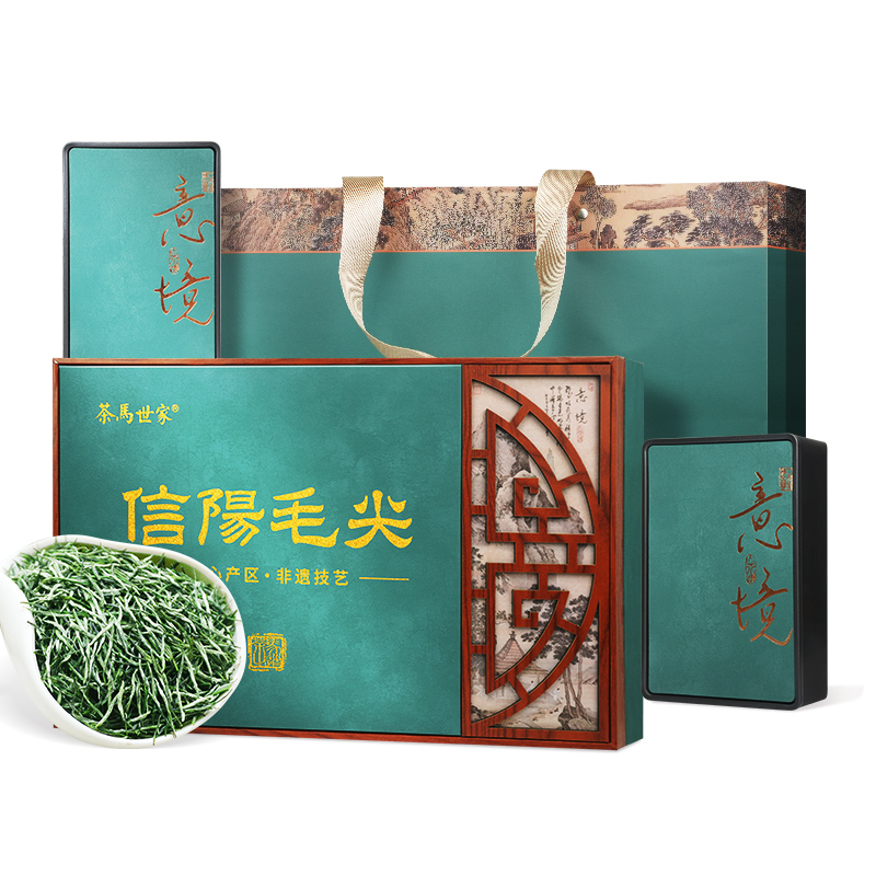 茶马世家意境特级信阳毛尖礼盒装250g
