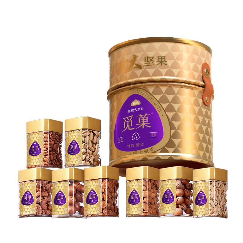 觅菓礼盒鎏金Pro款8罐（竹韵）1415G