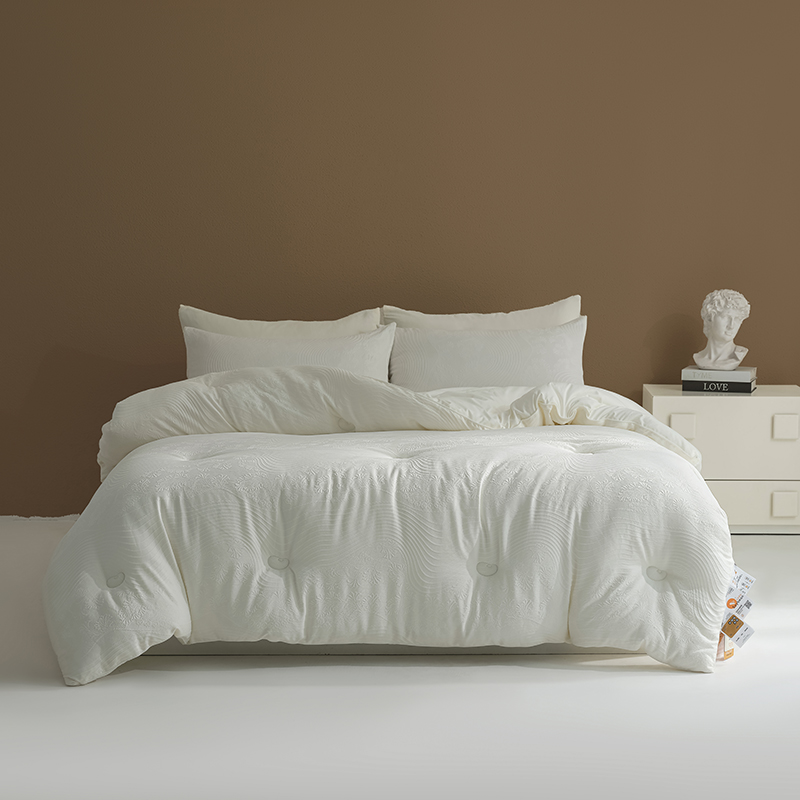 百丽安娜提花大豆蛋白被